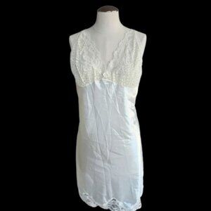 VTG Wonder Maid Non-Cling Full Slip Size 38 Ivory Union Label USA Made NWT
